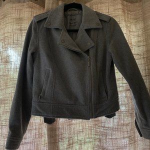 Grey Moto Jacket